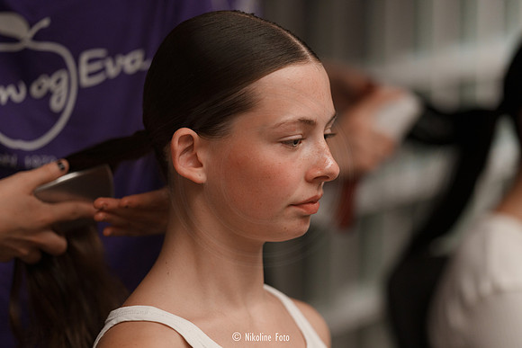 Edda Gimnes backstage, August 2023 Oslo, Norway