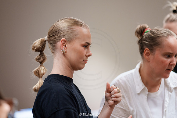 Edda Gimnes backstage, August 2023 Oslo, Norway