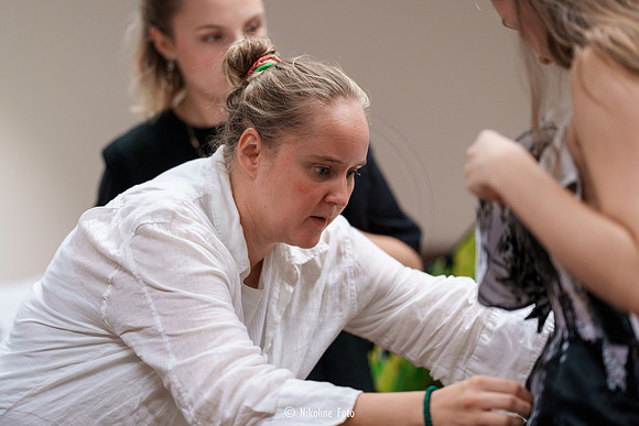 Edda Gimnes backstage, August 2023 Oslo, Norway