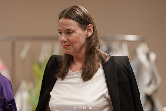 Edda Gimnes backstage, August 2023 Oslo, Norway