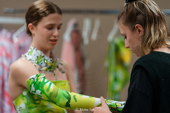 Edda Gimnes backstage, August 2023 Oslo, Norway