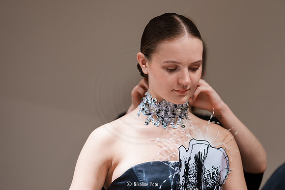 Edda Gimnes backstage, August 2023 Oslo, Norway