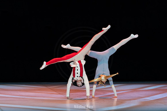 Harlequin and Pulcinello