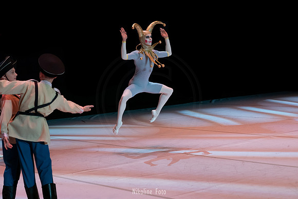 Harlequin and Pulcinello