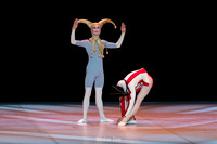 Harlequin and Pulcinello